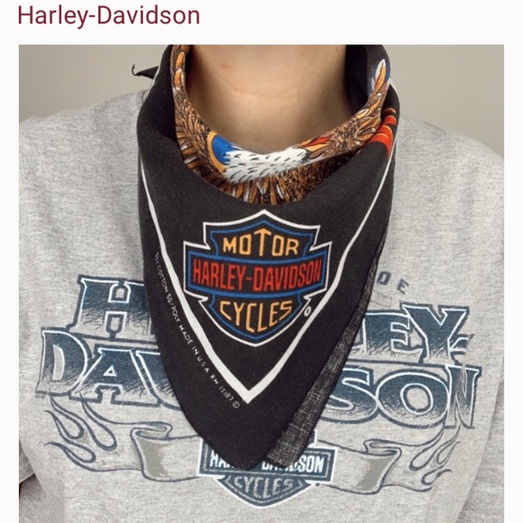 Vintage Harley Rules Scarve - Picture 1 of 4
